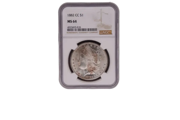 1882 CC Morgan Dollar 1 Silver MS64