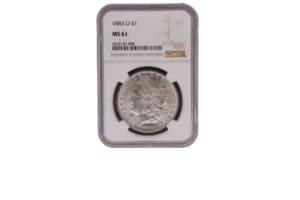 1883 O Morgan Dollar 1 Silver MS61
