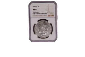 1883 O Morgan Dollar 1 Silver MS63