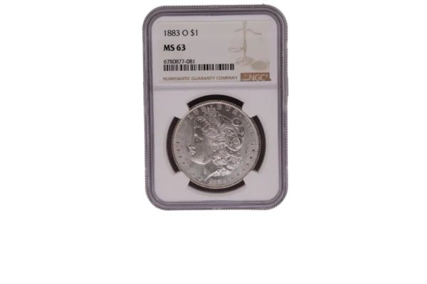 1883 O Morgan Dollar 1 Silver MS63