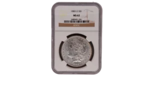 1883 O Morgan Dollar 1 Silver MS62