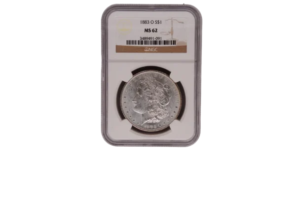 1883 O Morgan Dollar 1 Silver MS62