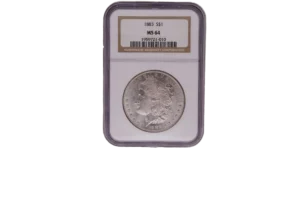 1883 Morgan Dollar 1 Silver MS64