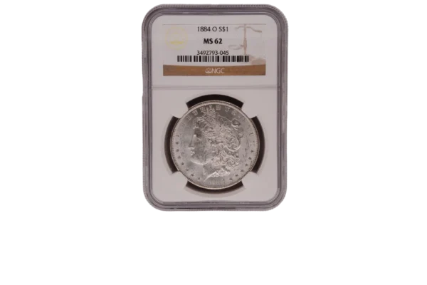 1884 O Morgan Dollar 1 Silver MS62