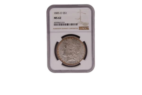 1885 O Morgan Dollar 1 Silver MS62