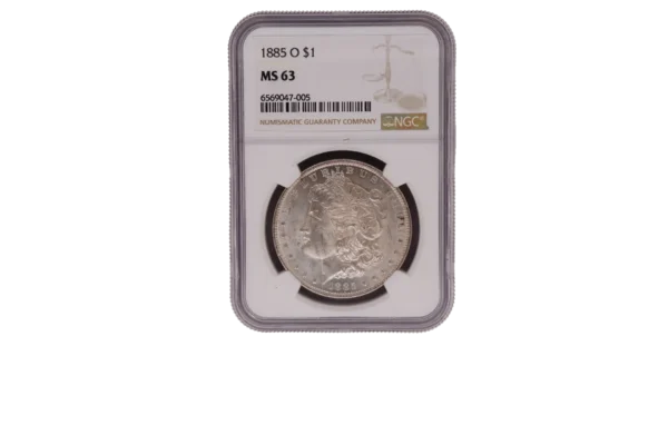 1885 O Morgan Dollar 1 Silver MS63