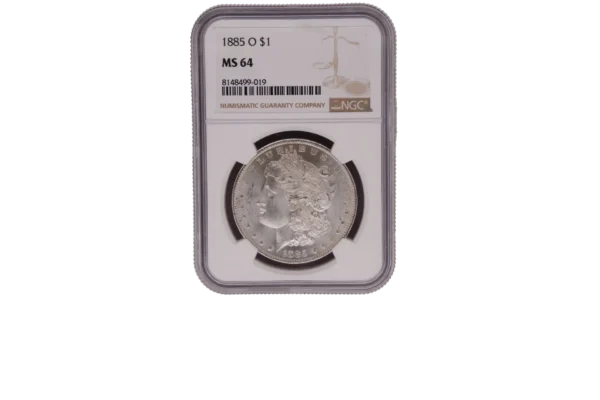 1885 O Morgan Dollar 1 Silver MS64