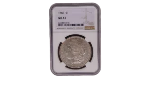 1886 Morgan Dollar 1 Silver MS61