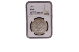 1886 Morgan Dollar 1 Silver MS62