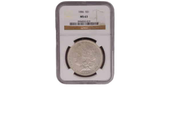 1886 Morgan Dollar 1 Silver MS63