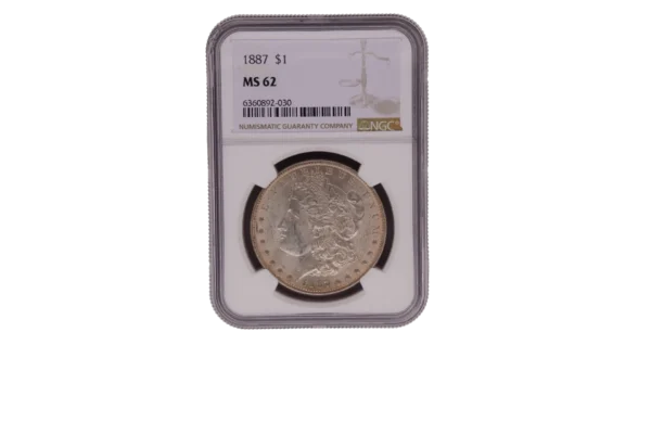 1887 Morgan Dollar 1 Silver MS62