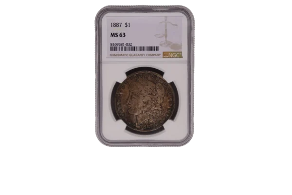 1887 Morgan Dollar 1 Silver MS63