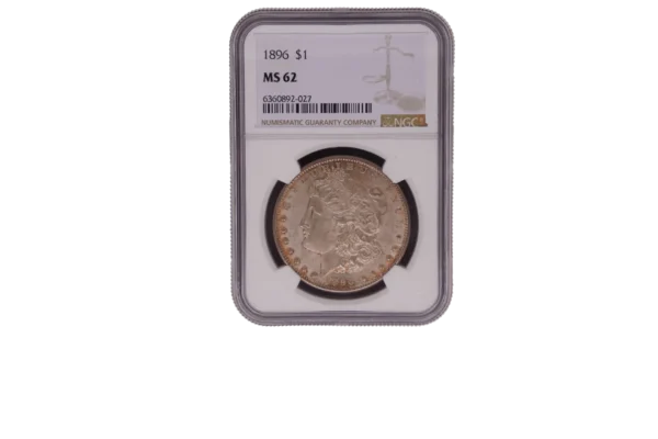 1896 Morgan Dollar 1 Silver MS62