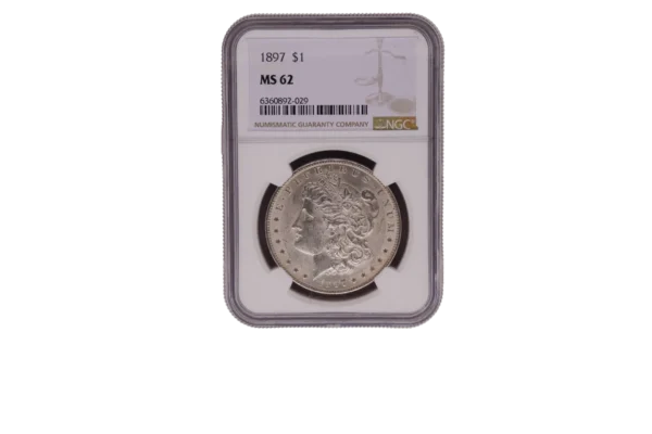 1897 Morgan Dollar 1 Silver MS62