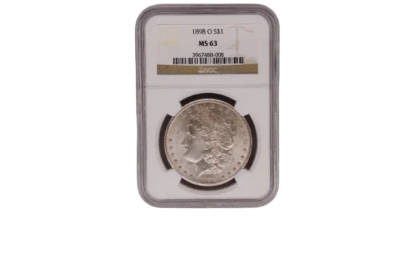 1898 O Morgan Dollar 1 Silver MS63