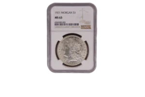 1921 Morgan Dollar 1 Silver MS63