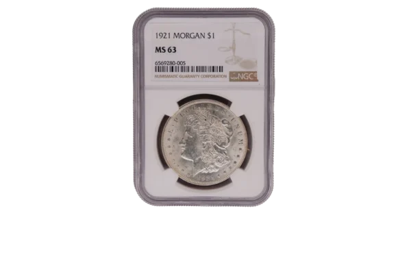 1921 Morgan Dollar 1 Silver MS63