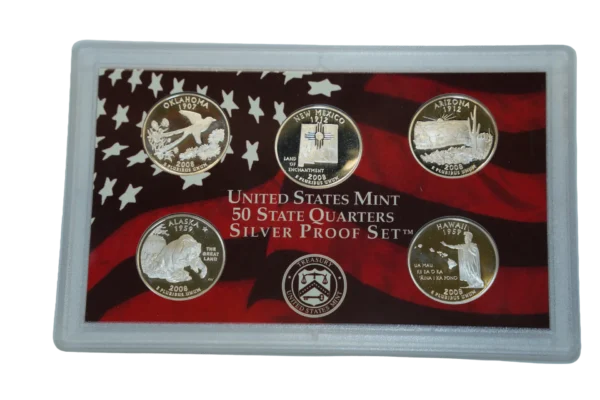 2008-S U.S. Mint 50 State Quarters Proof Set - Image 2
