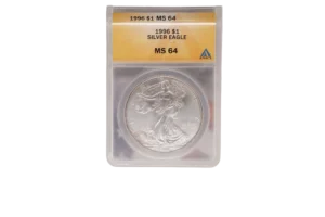1996 Silver Eagle 1 Silver MS64