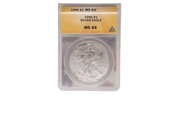 1996 Silver Eagle 1 Silver MS64