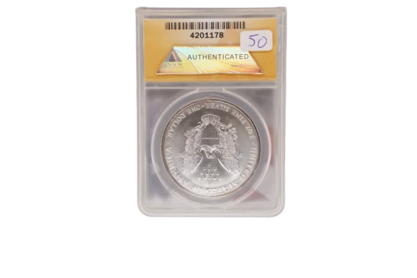 1996 Silver Eagle 1 Silver MS64 - Image 2