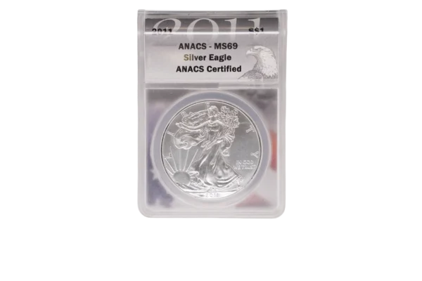 2011 Silver Eagle 1 Silver MS69