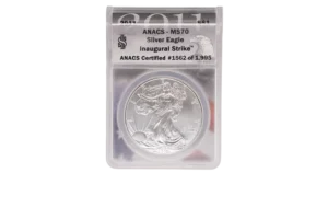 2011 Silver Eagle 1 Silver MS70