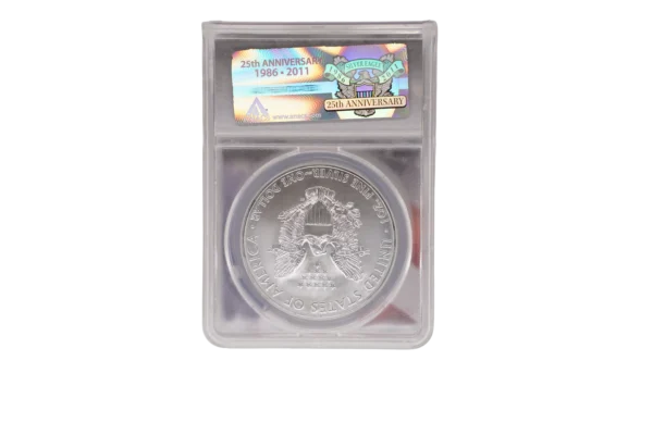 2011 Silver Eagle 1 Silver MS70 - Image 2