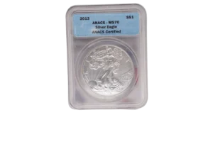 2013 Silver Eagle 1 Silver MS70