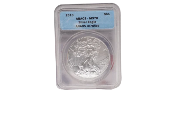 2013 Silver Eagle 1 Silver MS70