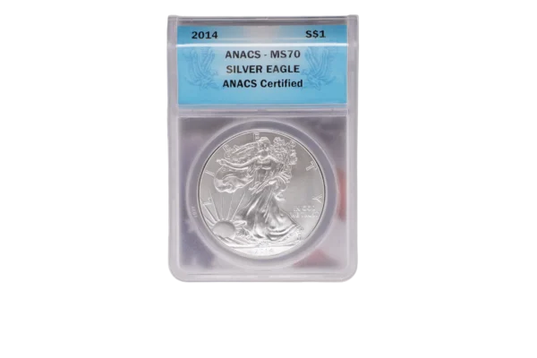 2014 Silver Eagle 1 Silver MS70