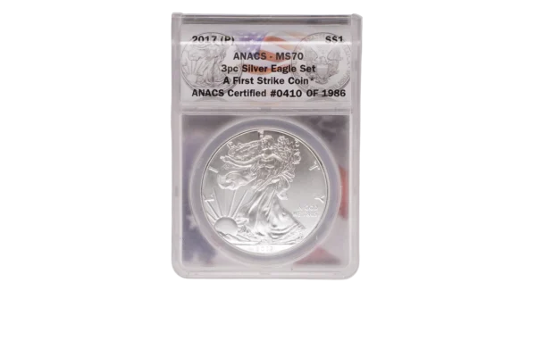 2017 P Silver Eagle 1 Silver MS70