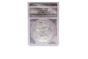 2019 W Silver Eagle 1 Silver SP70