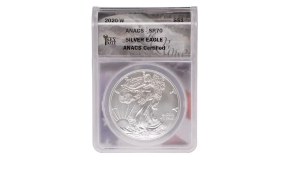 2020 W Silver Eagle 1 Silver SP70