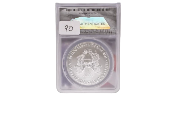 2020 W Silver Eagle 1 Silver SP70 - Image 2