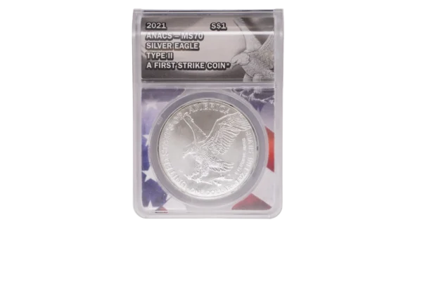 2021 Silver Eagle 1 Silver MS70