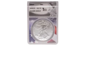 2022 Silver Eagle 1 Silver MS70