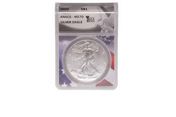 2022 Silver Eagle 1 Silver MS70