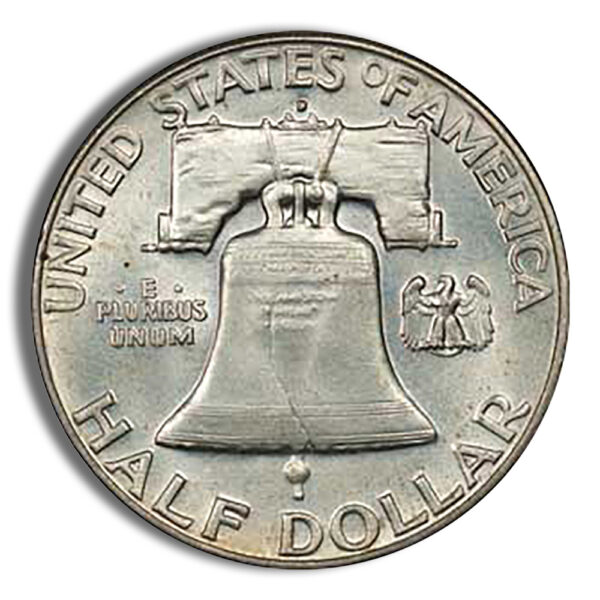 $1 FV 90% Silver Franklin Half Dollars - Image 2