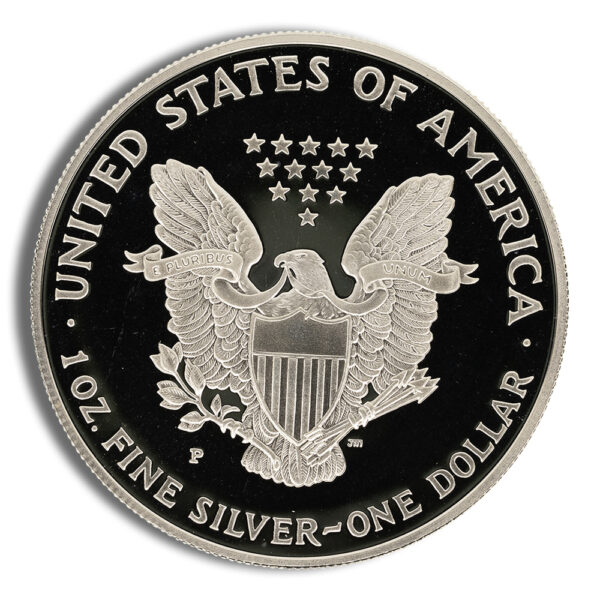 1995-P Proof Silver Eagle with Box & COA - Image 3