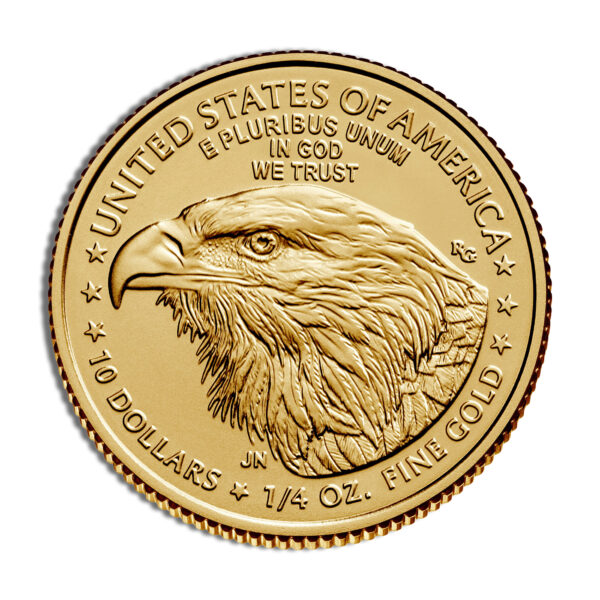 1/4 oz Gold Eagle - BU (Year Varies) - Image 2