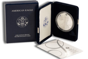 2004-W Proof Silver Eagle with Box & COA