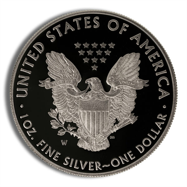 2007-W Proof Silver Eagle with Box & COA - Image 3