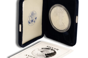 1997-P Proof Silver Eagle with Box & COA