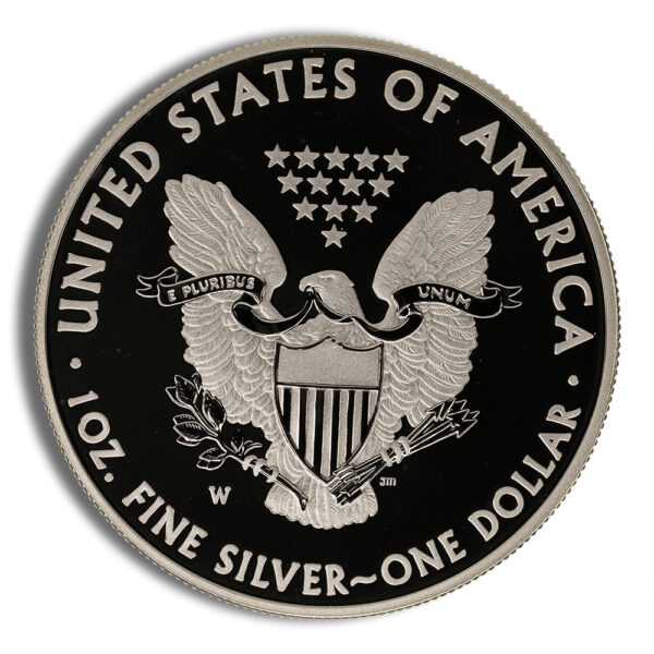 2013-W Proof Silver Eagle with Box & COA - Image 3