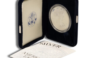 1998-P Proof Silver Eagle with Box & COA