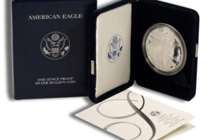 2005-W Proof Silver Eagle with Box & COA