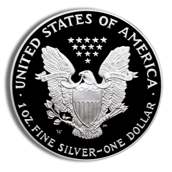 2008-W Proof Silver Eagle with Box & COA - Image 3