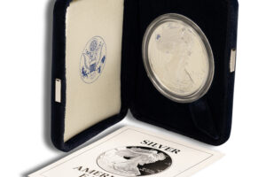 1999-P Proof Silver Eagle with Box & COA