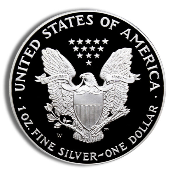 2010-W Proof Silver Eagle with Box & COA - Image 3